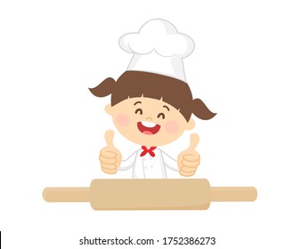Cartoon Cute Chef Character Vector