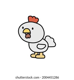 Cartoon cute chicks wallpaper background png vector, suitable for web icon, sticker design, backdrop design. etc