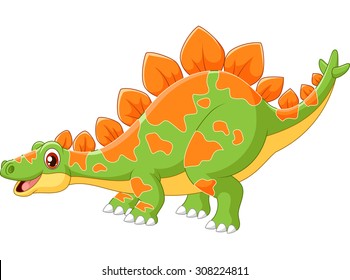 Cartoon cute dinosaur