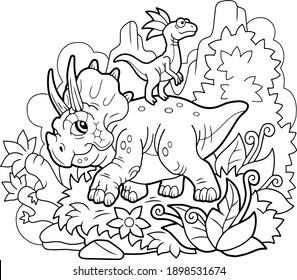 13,594 Dinosaurs coloring book Images, Stock Photos & Vectors ...