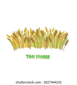 Cartoon Cute  Farmer Character Vector