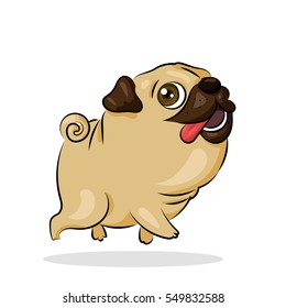 pictures of cartoon pugs