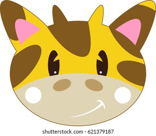 Cartoon Cute Giraffe