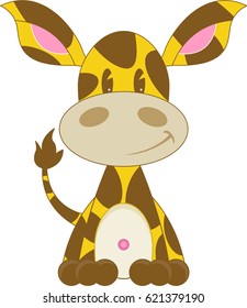 Cartoon Cute Giraffe