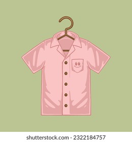 cartoon cute hanging beach shirt
