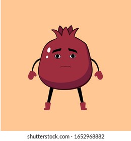 caricatura Cute y kawaii Beet. Abeja. Concepto de alimentos sanos.