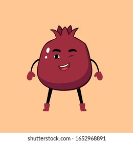 cartoon Cute and kawaii Beet. Beetroot. Healthy Food concept.