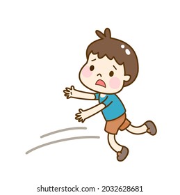 Caricatura lindo vector de personaje infantil.