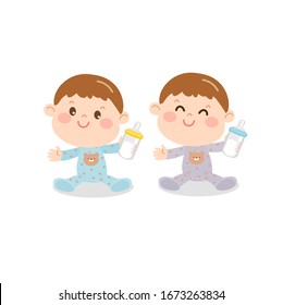 Cartoon Cute Kids Characer Vector