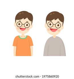 Cartoon cute kids character vector