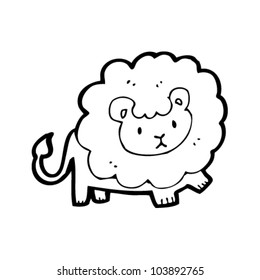 cartoon cute lion