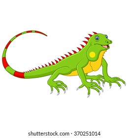 Cartoon Cute Lizard Stock Vector (Royalty Free) 370251014 | Shutterstock