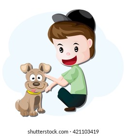 Cartoon Cute love animal