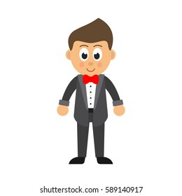 cartoon cute man