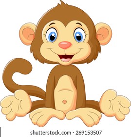 Baby Monkey Cartoon High Res Stock Images Shutterstock