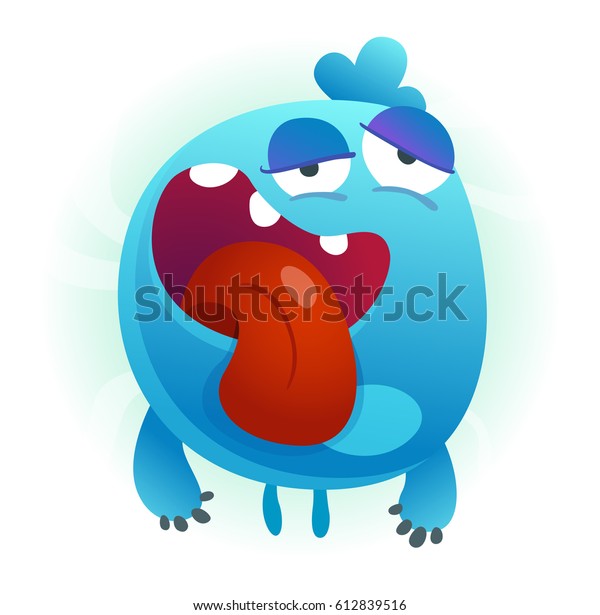 Cartoon Cute Monster Stock Vector (Royalty Free) 612839516