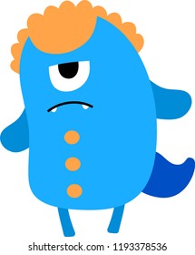 cartoon cute monster vector
