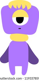 cartoon cute monster vector