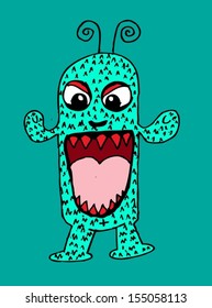 Cartoon cute monsters