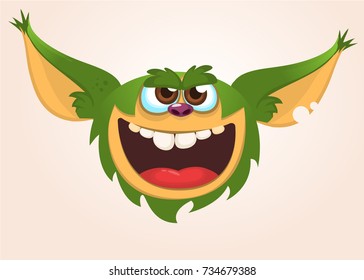 Cartoon cute monster.Vector illustration