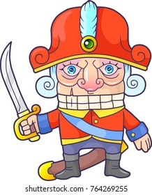 cartoon cute nutcracker funny illustration
