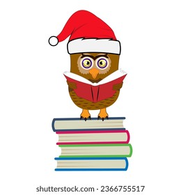 Cartoon cute Owl school Teacher Character Design. 100 days school Character Design.