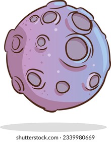 cartoon cute planet vector illustrations