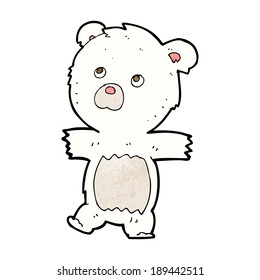 cartoon cute polar bear