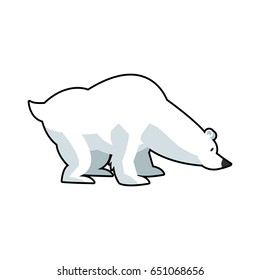 cartoon cute polar bear 
