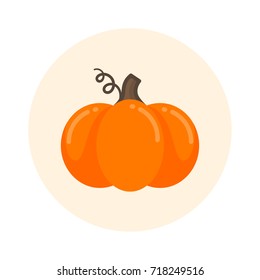 Cartoon Cute Pumpkin Icon