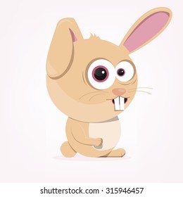 cartoon of a cute rabbit