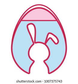 cartoon cute rabbit icon