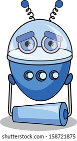 Cartoon cute robot