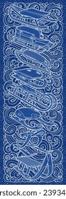 Cartoon cute sledges doodle children's entertainment vertical  banner. Funny outdoor games artwork.Winter amusement vector background. Hand-drawn, not AI