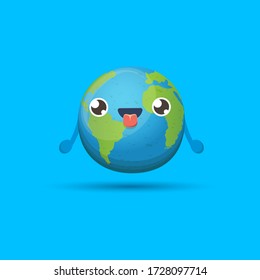 Similar Images Stock Photos Vectors Of Unhappy Tired Ill Planet Earth Character Global Warming Concept Vector Flat Cartoon Illustration 725690830 Shutterstock