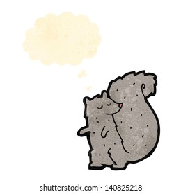 cartoon cute squirrel