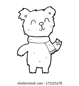cartoon cute teddy bear