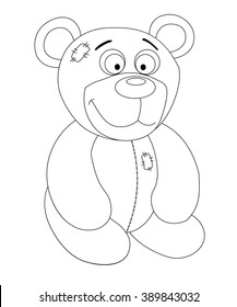 Cartoon cute Teddy bear