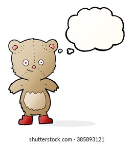 Teddybär mit Denkblase
