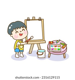 Cartoon Cute Thai Students Character Vector.