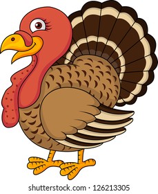 Turkey Colored Turkey Cartoon Turkey Stock Vector (Royalty Free) 1679853919