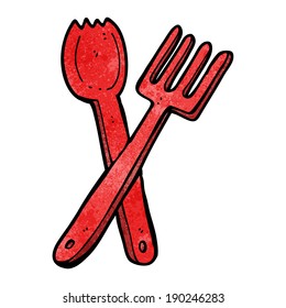 cartoon cutlery