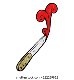 Cartoon-Schneidemesser