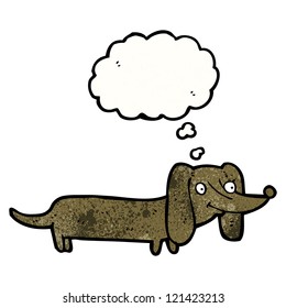 cartoon dachshund