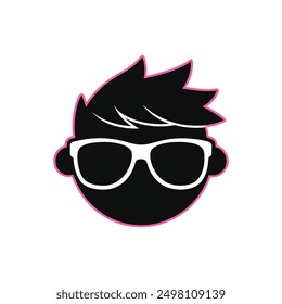 Cartoon dad illustration: clipart, line art, perfect for digital and print designs