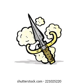 cartoon dagger