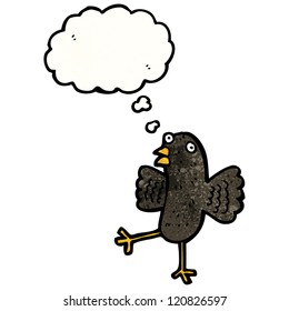 cartoon dancing bird