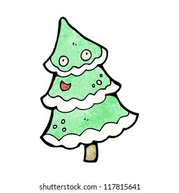 Weihnachtsbaum mit Cartoon-Tanz