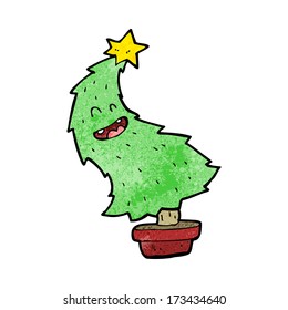 Weihnachtsbaum mit Cartoon-Tanz
