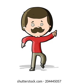 cartoon dancing dad